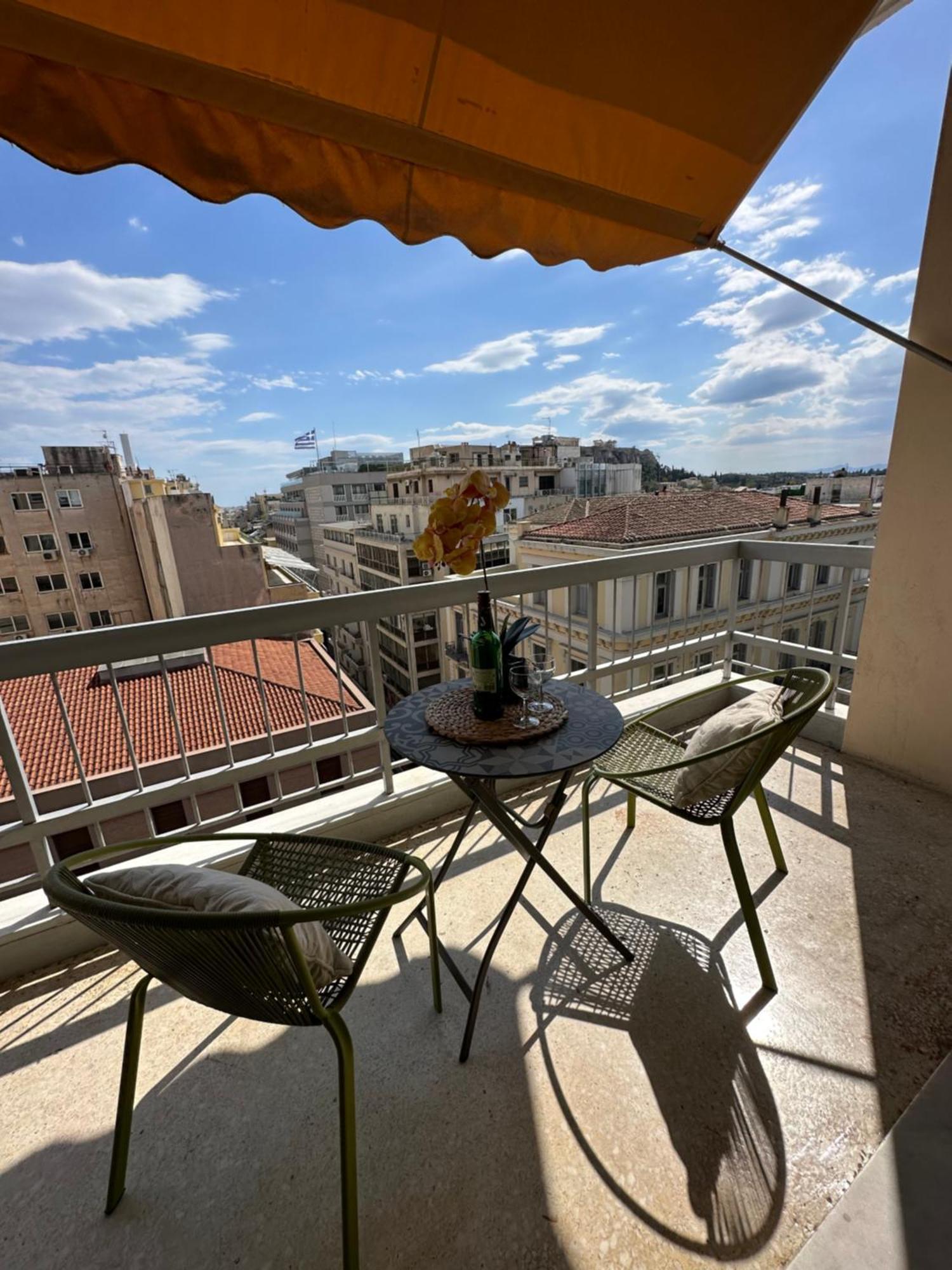 2 Bd Apt In Syntagma With Acropolis View Athene Buitenkant foto