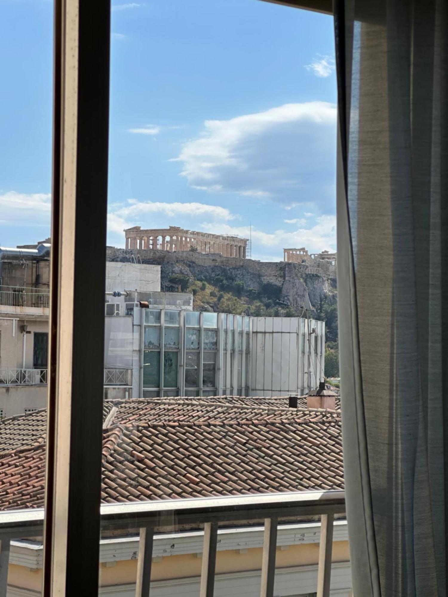 2 Bd Apt In Syntagma With Acropolis View Athene Buitenkant foto