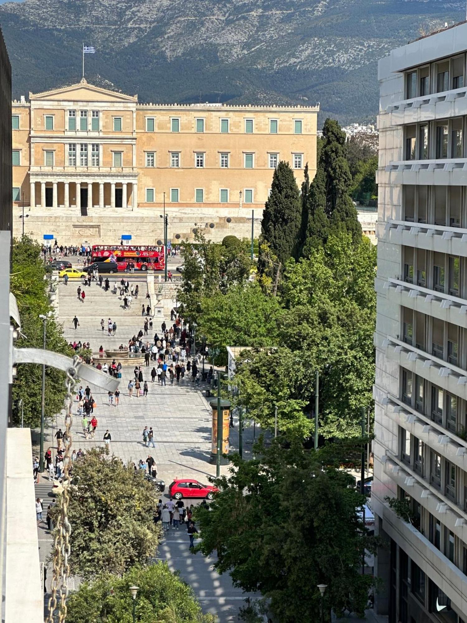 2 Bd Apt In Syntagma With Acropolis View Athene Buitenkant foto